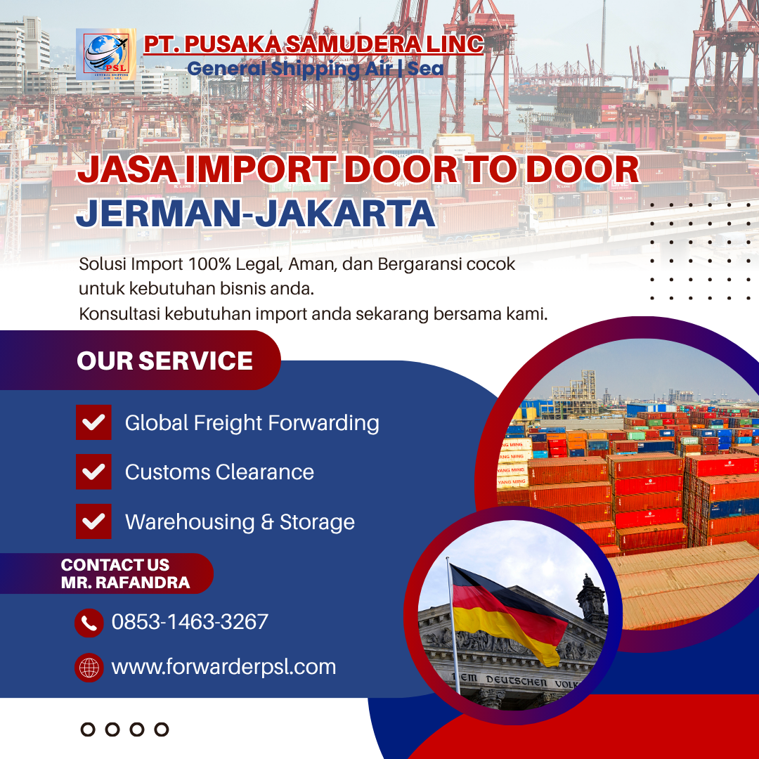 Jasa Import Door To Door Jerman-Jakarta